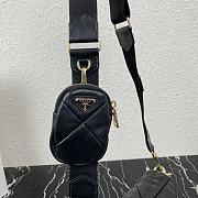 Prada System Nappa Leather Patchwork Bag 1BD292 002 - 6