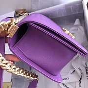 Chanel boy bag 25cm purple - 2