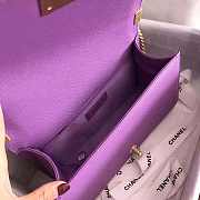 Chanel boy bag 25cm purple - 6