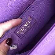 Chanel boy bag 25cm purple - 4