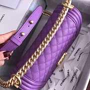 Chanel boy bag 25cm purple - 5
