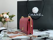 Chanel Calfskin Wallet On Chain Woc Bag 001 - 5