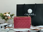 Chanel Calfskin Wallet On Chain Woc Bag 001 - 4