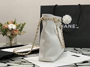 Chanel Vintage Tote 24cm White - 2