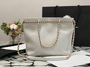 Chanel Vintage Tote 24cm White - 3