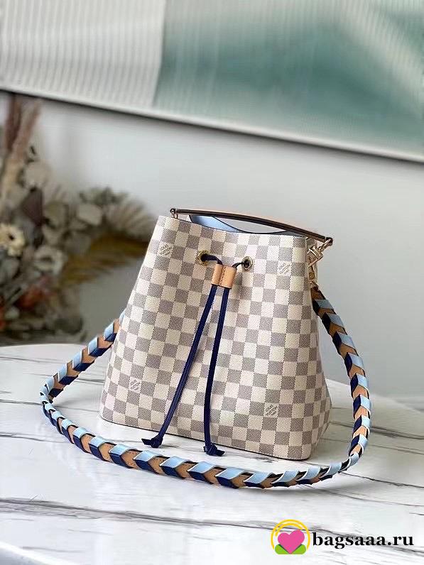 LV Neonoe MM Damier Azur Canvas N50042 - 1