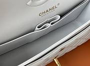 Chanel Flap bag 25cm lambskin White - 6