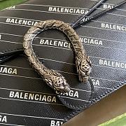 Gucci X Balenciaga Dionysus Bag 28cm Balck - 5