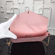 Bagsaaa Louis Vuitton M82608 Pochette Félicie Bag Rose Pink - 21 x 12 x 3 cm - 3