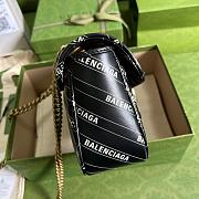 Gucci X Balenciaga Marmont bag 26cm Black - 3