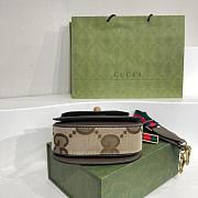 Gucci Aria Bamboo Handbag 21cm - 4
