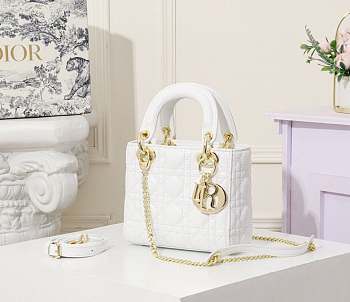 Dior Lady Bag 17cm Gold