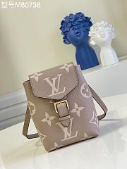 LV Tiny Backpack Bicolor Monogram Empreinte Leather - 1