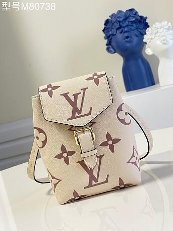 LV Tiny Backpack Bicolor Monogram Empreinte Leather 001