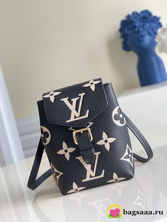 LV Tiny Backpack Bicolor Monogram Empreinte Leather 003 - 1