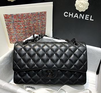 Chanel Flap bag 25cm black hardware 