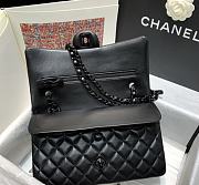 Chanel Flap bag 25cm black hardware  - 4