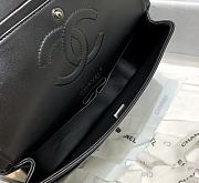 Chanel Flap bag 25cm black hardware  - 5
