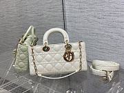 Dior Lady D-Joy Bag White 26cm - 1