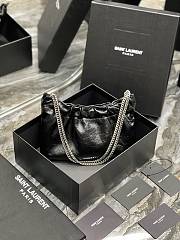 YSL Mini leather shoulder bag black - 6