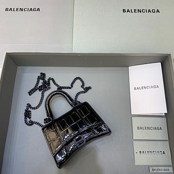 Balenciaga Hourglass Mini Bag 12cm black