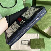 Gucci Ophidia GG zip around wallet - 6