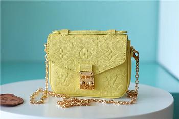 Louis Vuitton Pochette Metis Mini Bag Yellow