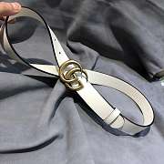 Gucci Belt 3cm white - 4