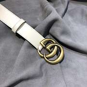 Gucci Belt 3cm white - 2