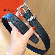 YSL belt black 3cm  - 1
