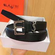 YSL belt black 3cm  - 5