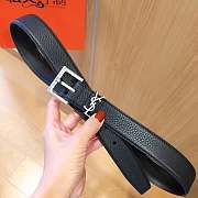 YSL belt black 3cm  - 4