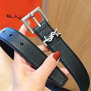 YSL belt black 3cm  - 2