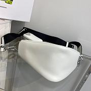 Prada Triangle leather shoulder bag white - 2