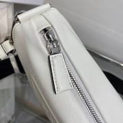 Prada Triangle leather shoulder bag white - 5
