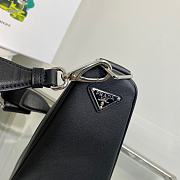 Prada Triangle leather shoulder bag black - 2