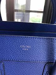 Celine Micro Luggage Calfskin Handbag - 3