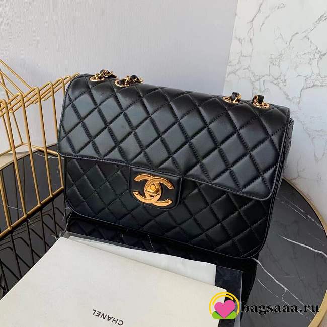 Chanel Classic Flap Bag 30cm Black - 1