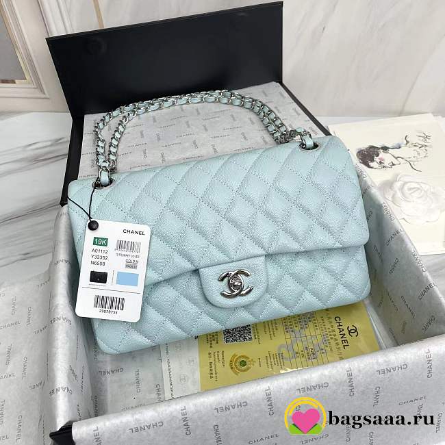 Chanel Flap Bag Silver 25cm - 1