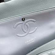 Chanel Flap Bag Silver 25cm - 6