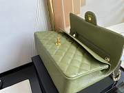 Chanel Flap Bag Caviar in Light Green 25cm with Gold Hardware - 2