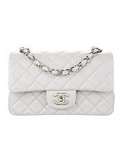 Chanel Flap Bag Mini 20cm white - 1