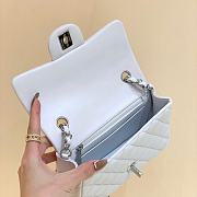 Chanel Flap Bag Mini 20cm white - 5