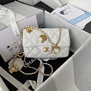 Chanel Flap Bag White AS3457  - 1