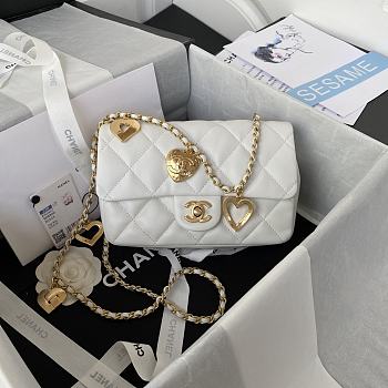 Chanel Flap Bag White AS3457 