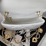 Chanel Flap Bag White AS3457  - 3