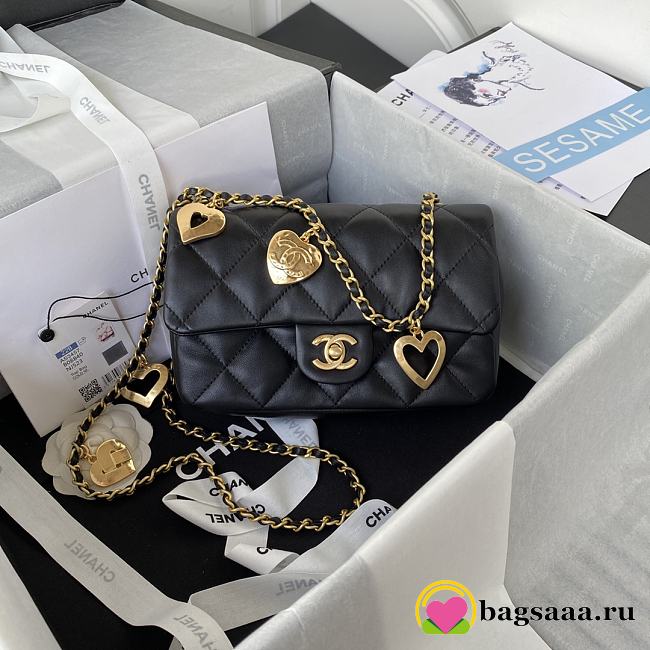 Chanel Flap Bag Black AS3457 - 1