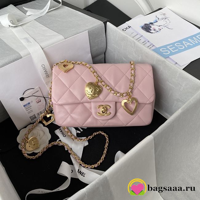 Chanel Flap Bag Pink AS3457 - 1