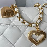Chanel Flap Bag White AS3456 - 3
