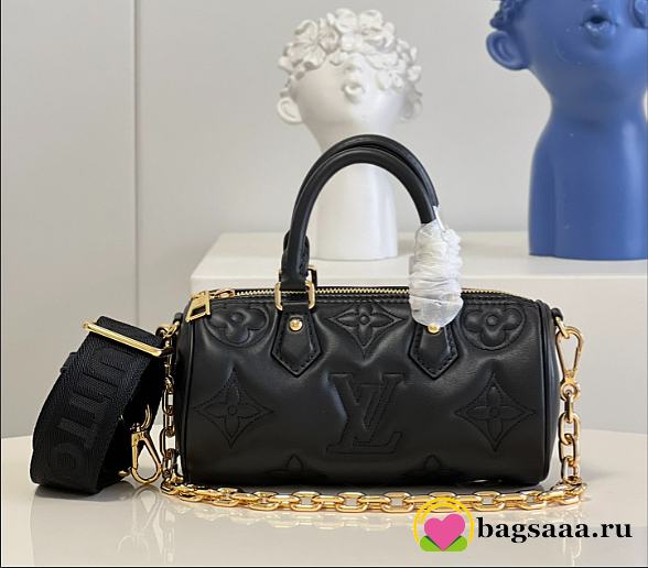 Louis Vuitton Papillon BB Handbag Black - 1